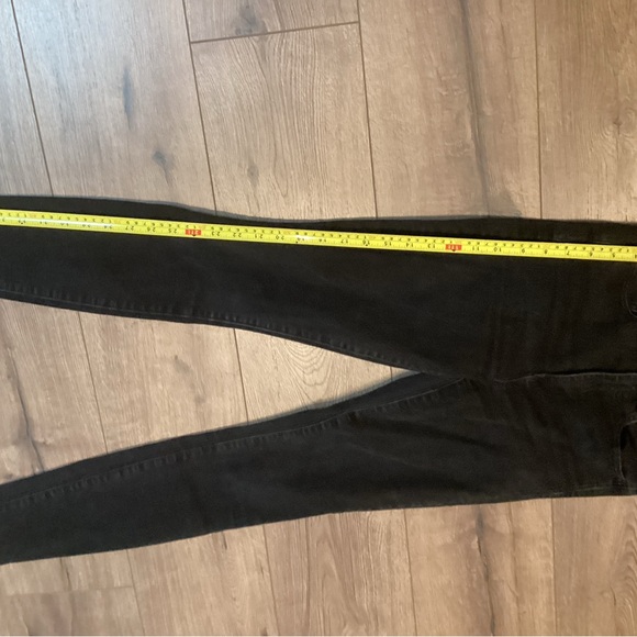 Gap 1969 Jeans True Skinny Super High Rise Black 5 Pocket Size 26 - Picture 5 of 9